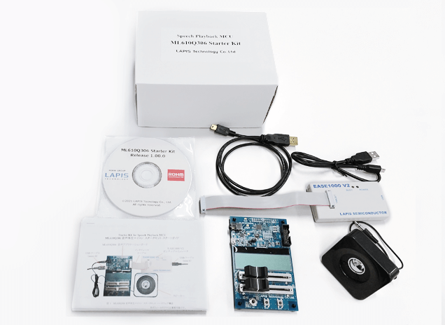 Audio Playback 8bit MCU ML610Q306 Starter kit