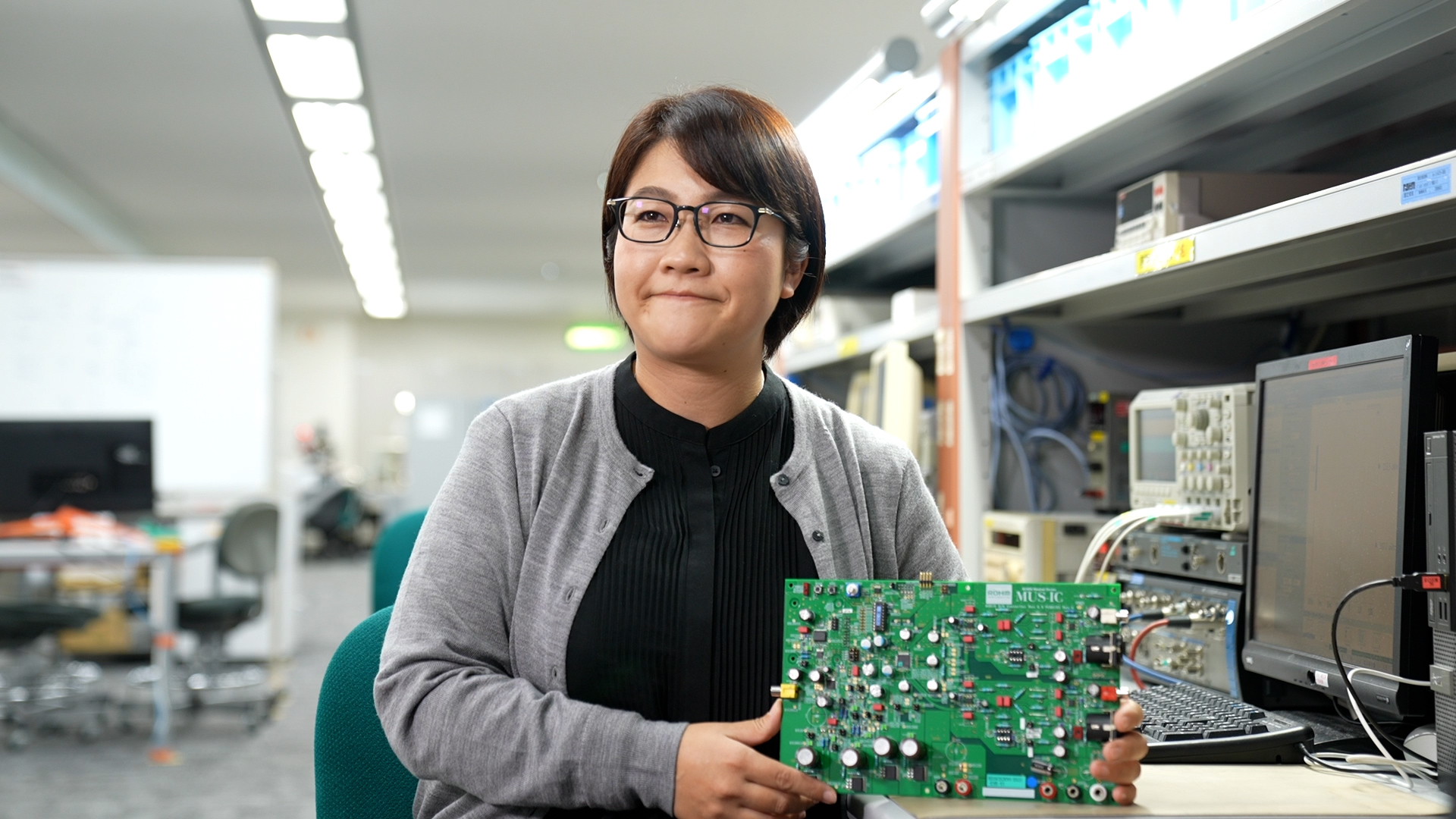 Yuko Shiratani, Engineer, Standard LSI Product Design Dept. 2, Product Design Section, LSI Business Division